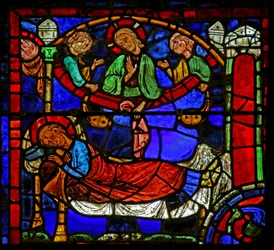 Jelenet Szent Márton életéből, Chartres-i katedrális